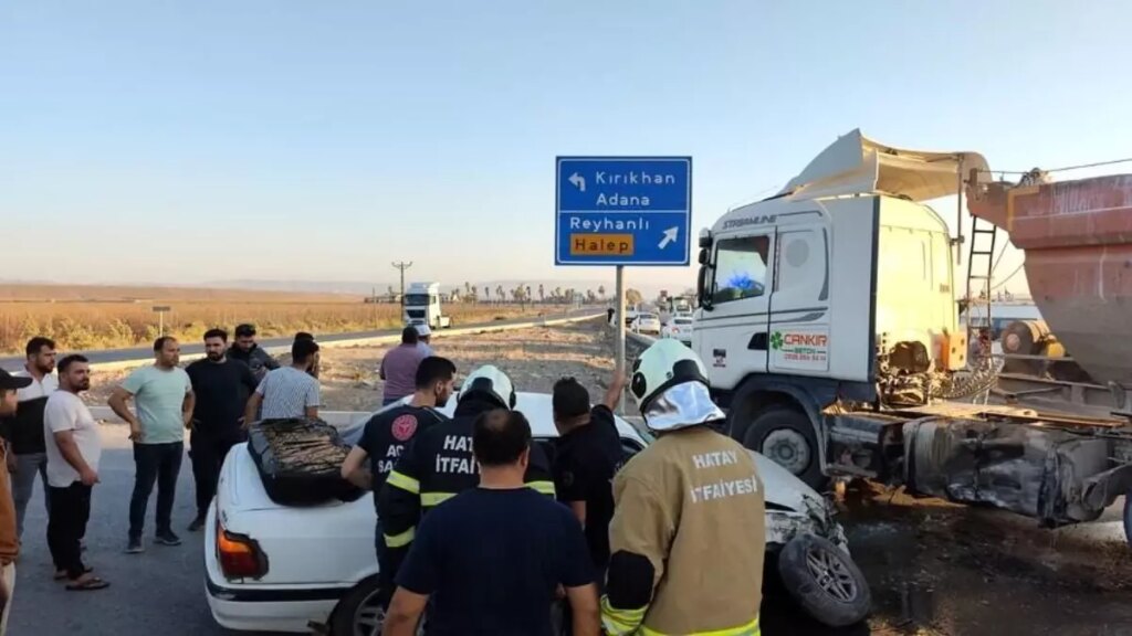 Hatay’da Tırla Çarpışma: 2 Yaralı