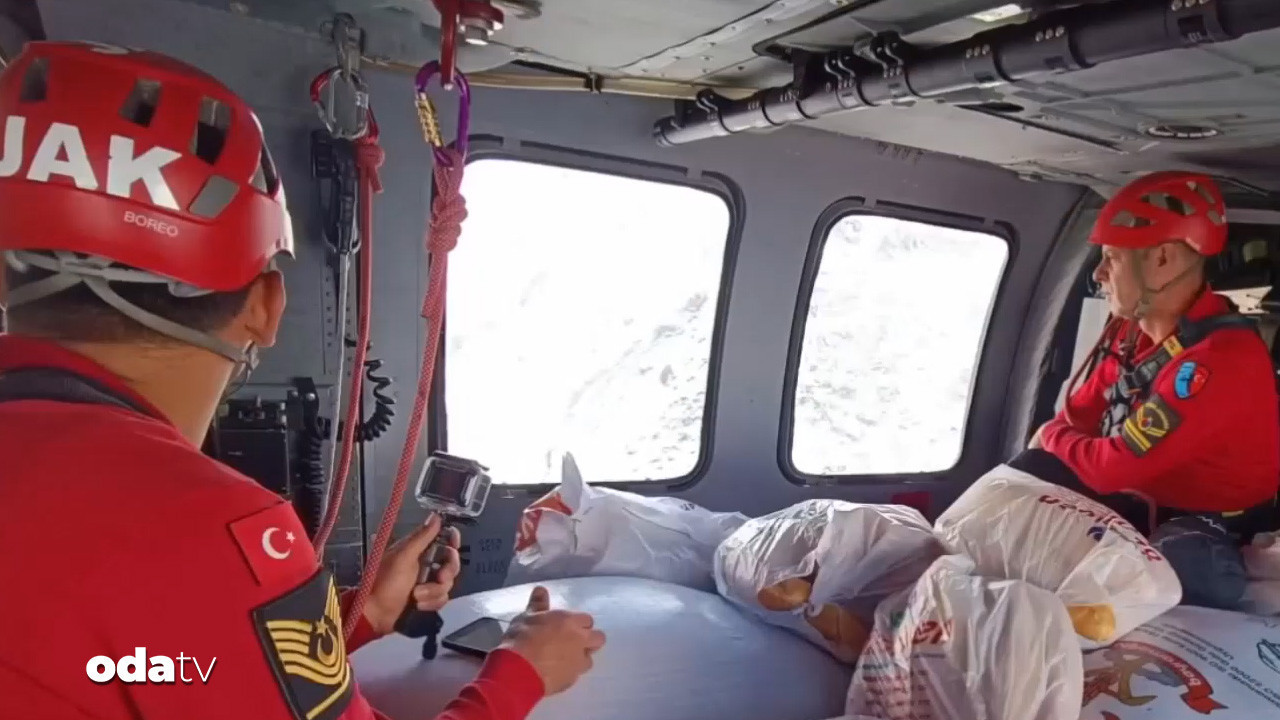 yaylada mahsur kalanlarin imdadina helikopter yetisti kvOcVmjr