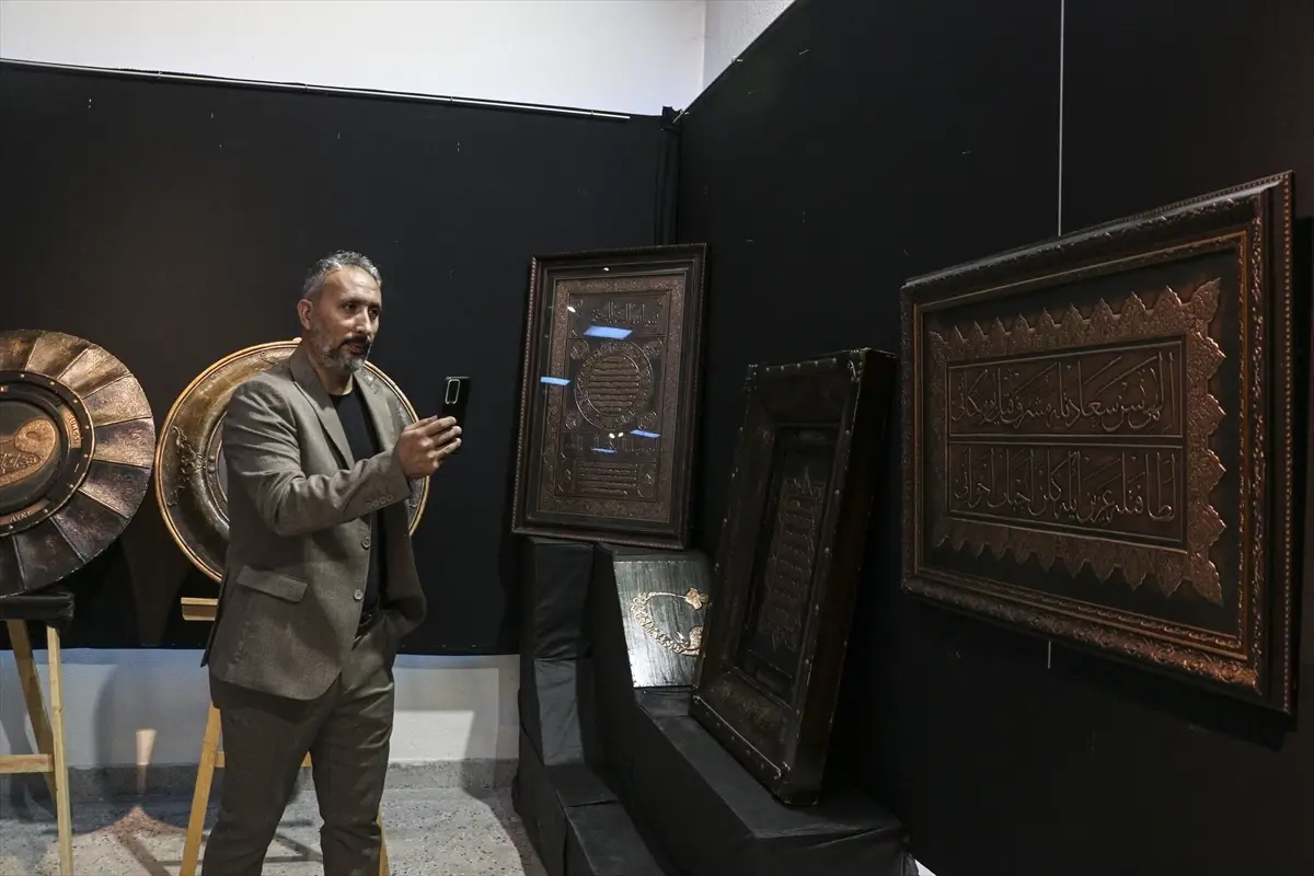 baskentte bakir rolyef ve hat sanati sergisi acildi DuGJpbui.jpg