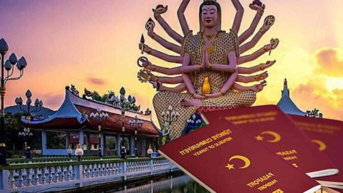 Tayland, Türkiye ve 92 Ülke için Vize Uygulamasını Yeniliyor