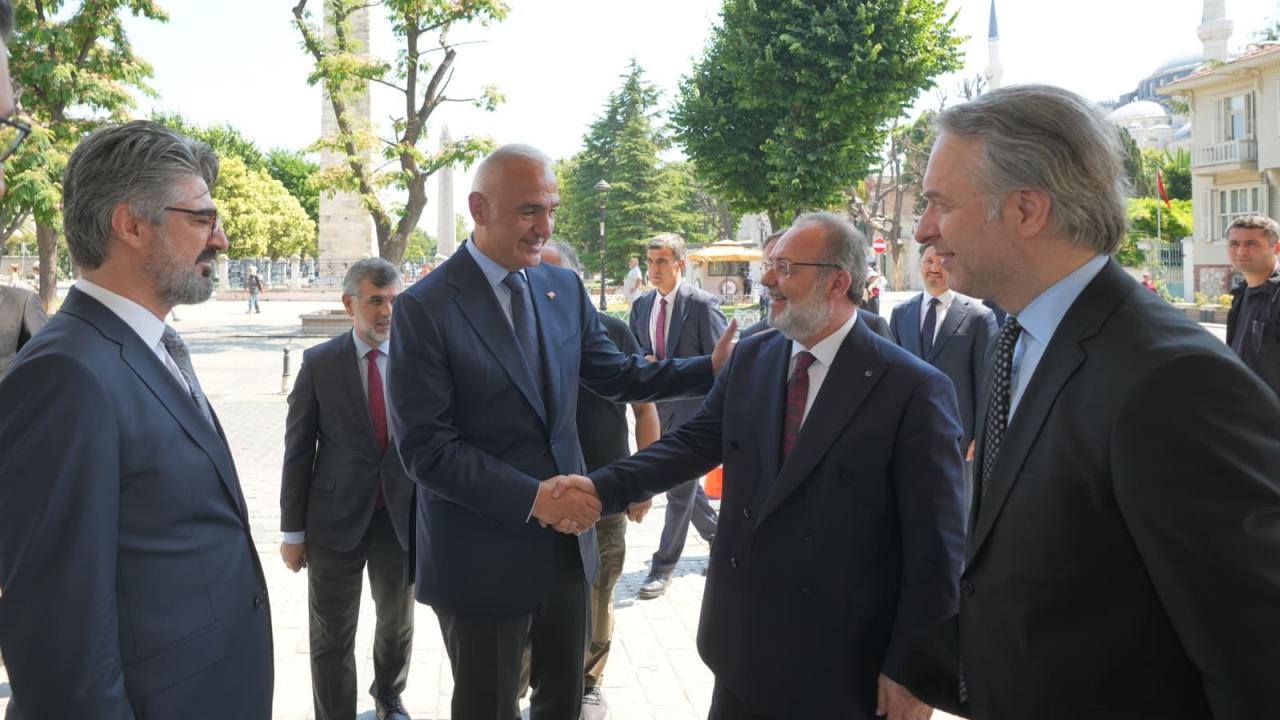 Kultur ve turizm bakani ersoy prof dr mehmet gormez ile bir araya geldi M8asIjzV